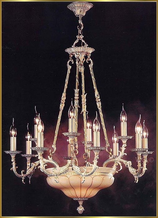 Alabaster Chandeliers Model: RL 452-82